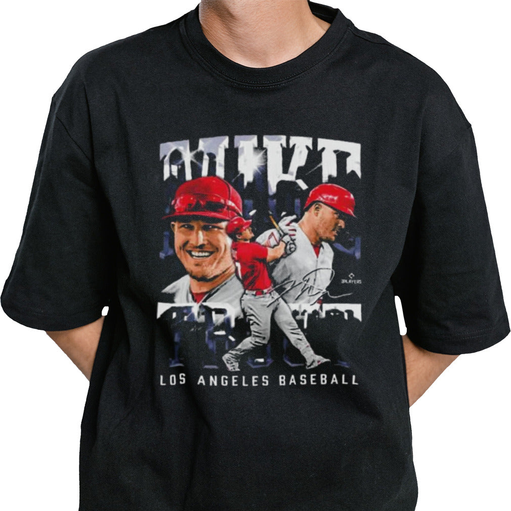 Mike Trout Los Angeles Angels Vintage signature shirt