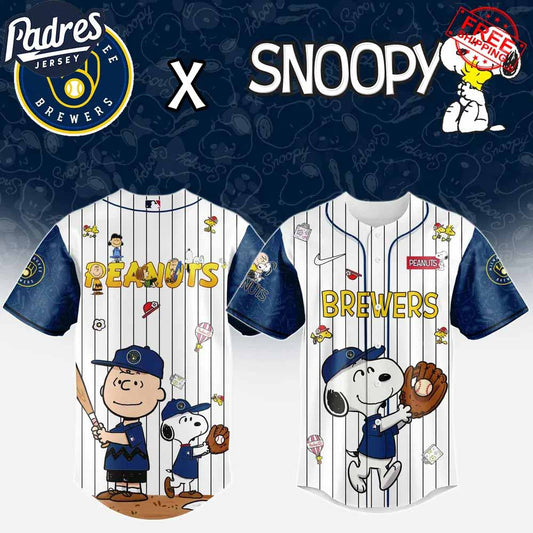 Milwaukee Brewers x Peanuts Night 2025 Limited Edition Baseball Jersey - Padres Jersey Oasis: Elevate Your Baseball Style Game