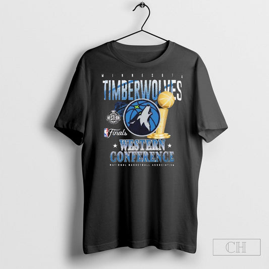 Minnesota Timberwolves Nba 2025 Eastern Conference Finals Trophy T Shirt