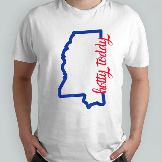 Mississippi map Hotty Toddy shirt
