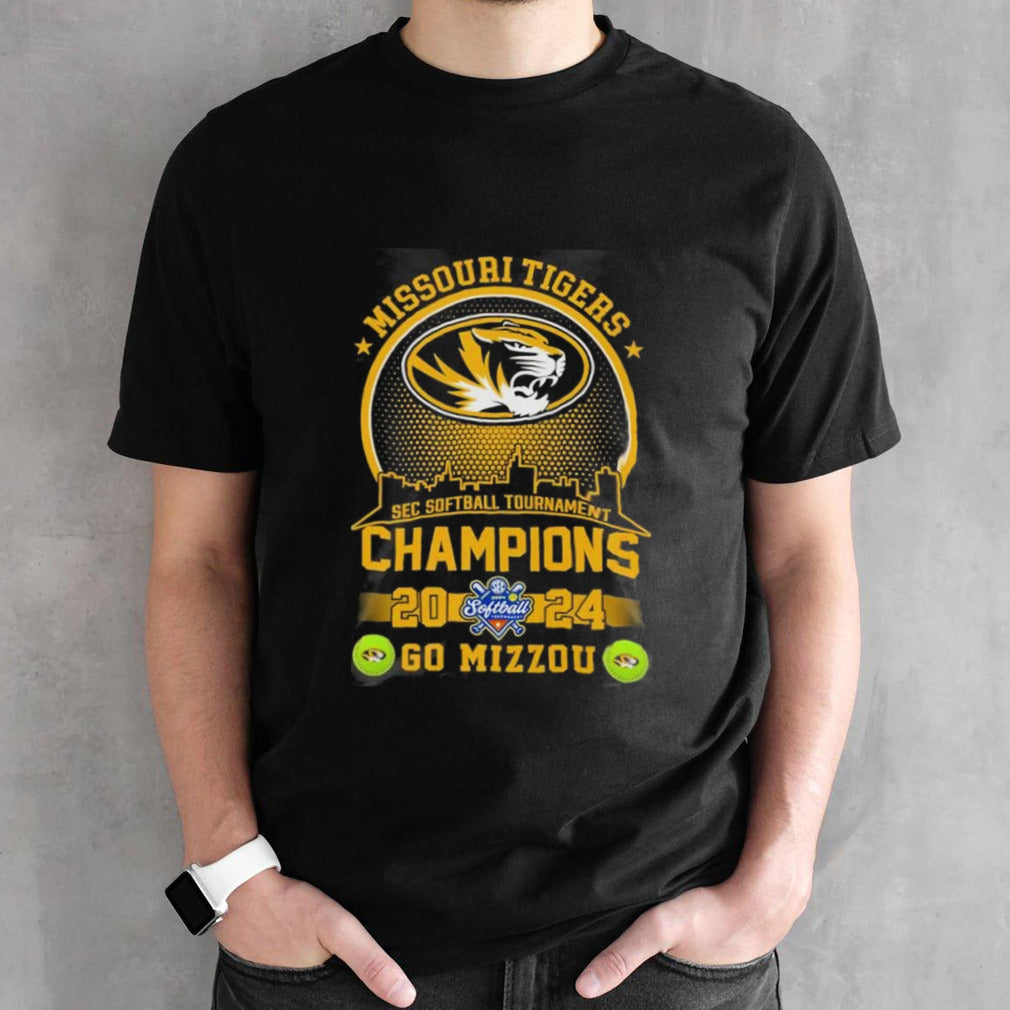 Missouri Tigers Champions 2024 SEC Softball Tournament Go Mizzou shirt