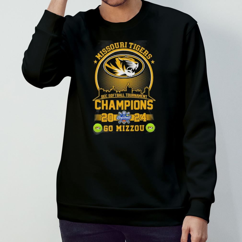 Missouri Tigers Champions 2024 SEC Softball Tournament Go Mizzou shirt