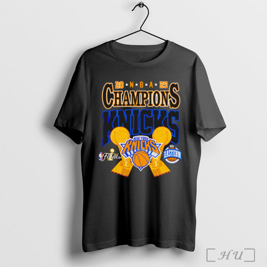 Mitchell And Ness New York Knicks Big Champions 2025 T Shirt Sweatshirt