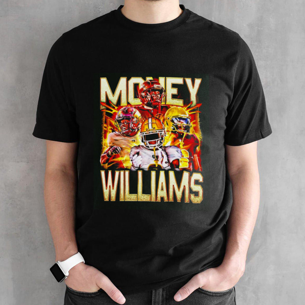 Money Williams Montana Grizzlies football graphics shirts
