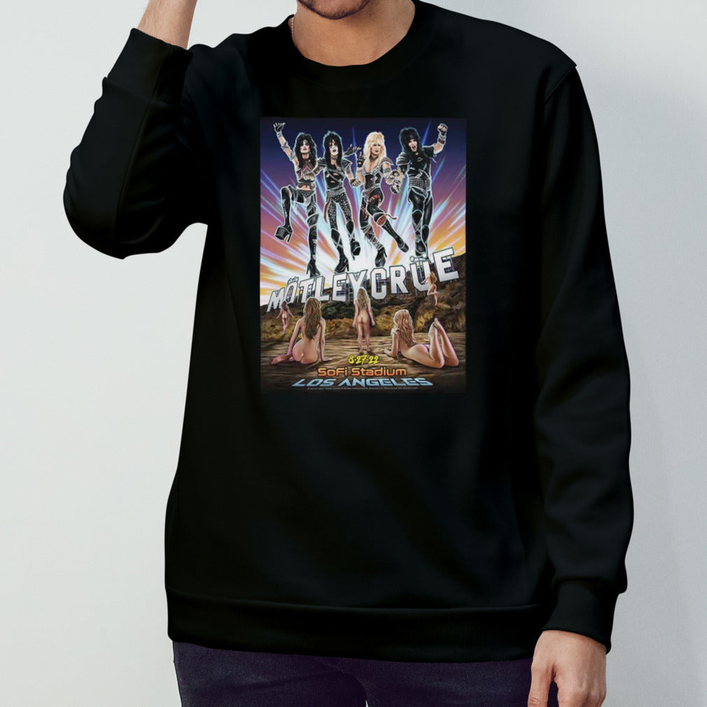 Motley Crue Los Angeles August 27 2022 The Stadium Tour At SoFi Stadium T-Shirt