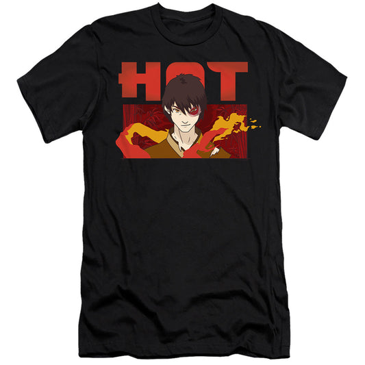 Avatar The Last Airbender Hot Zuko Slim Fit Mens T Shirt Black