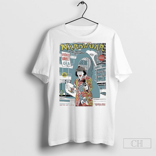 Nardwuar The Human Serviette June 19th 2025 In Chicago At The Avondale Music Hall T Shirt