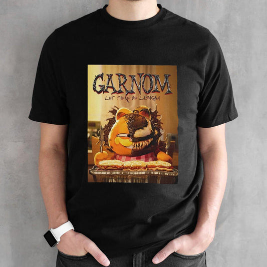 New Garnom Let There Be Lasagna Poster For The Garfield Movie 2024 shirt