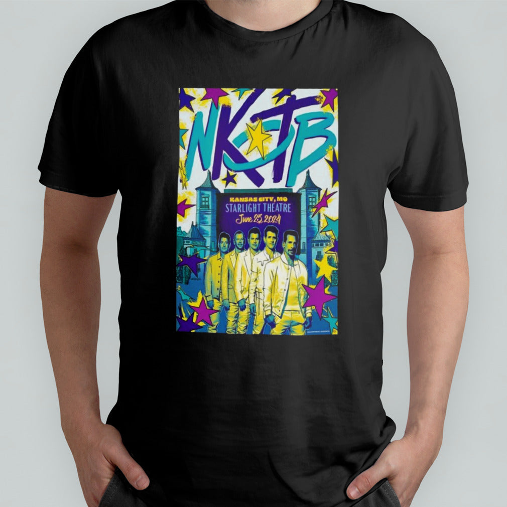 New Kids On The Block Tour In Kansas City MO On June 25 2024 Poster Shirt