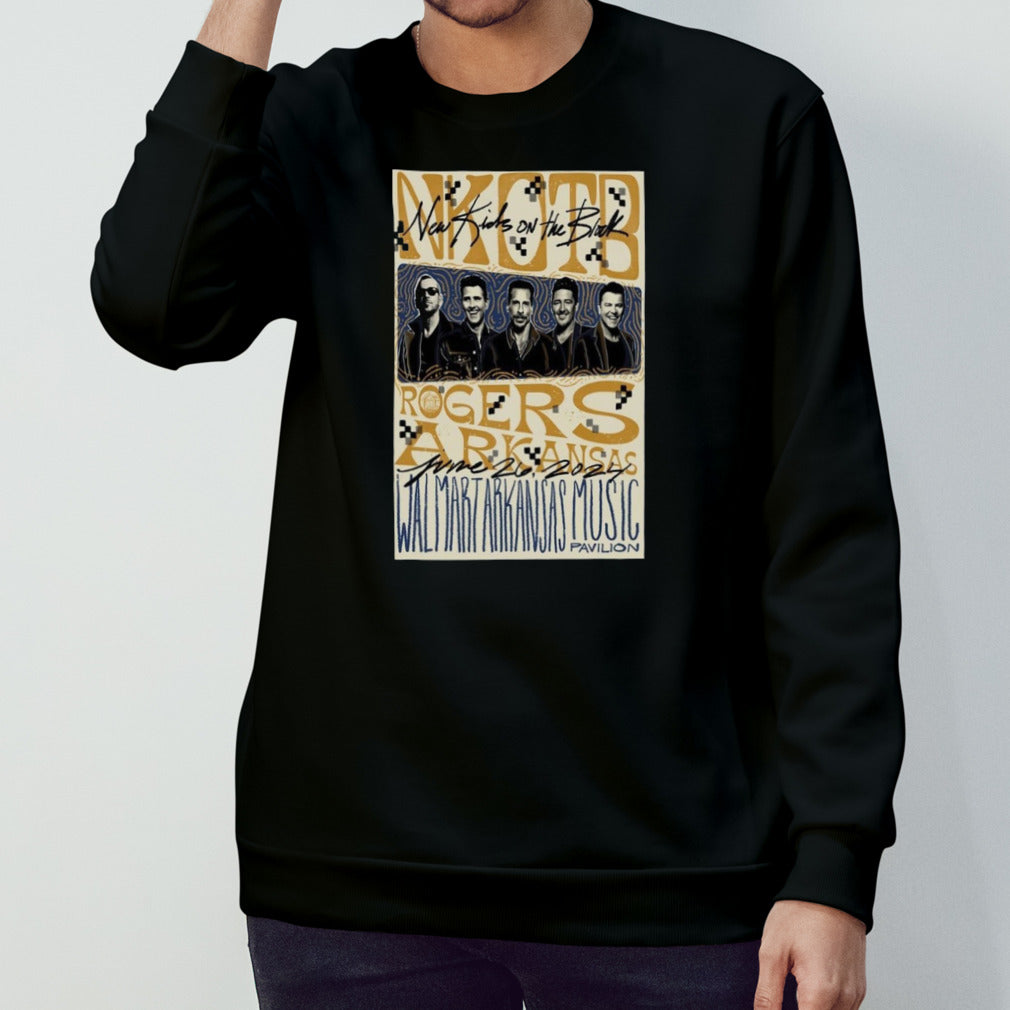 New Kids On The Block Walmart AMP Rogers AR June 26 2024 Tour Poster Shirt