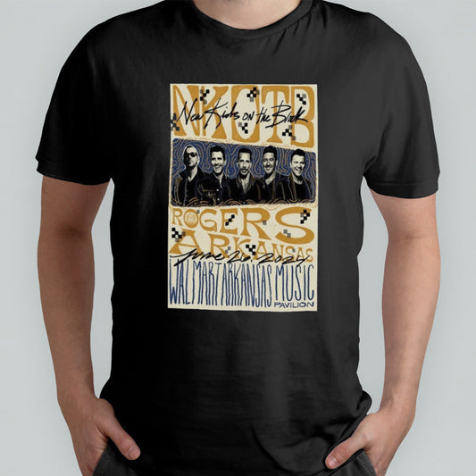 New Kids On The Block Walmart AMP Rogers AR June 26 2024 Tour Poster Shirt