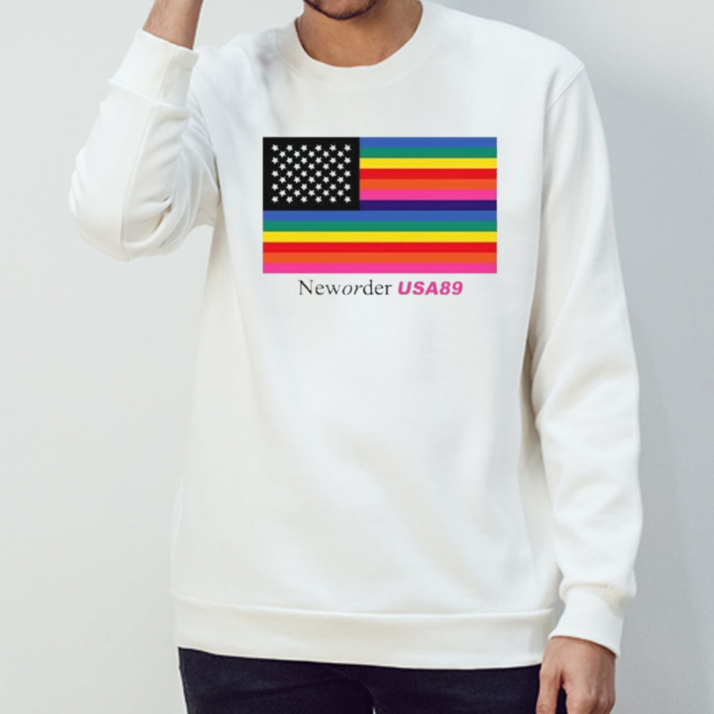 New Order USA 89 Pride Flag T Shirt