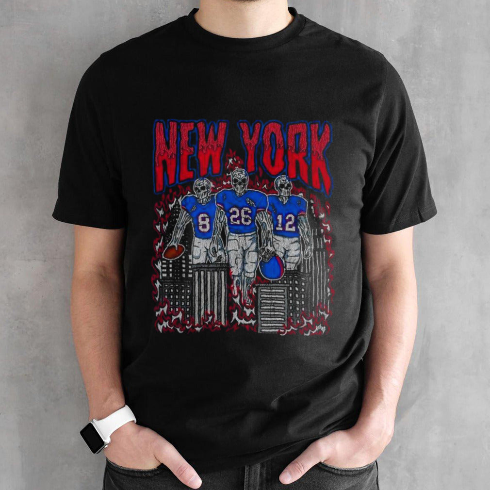 New York Giants Football Skeleton Dead Vintage 2024 Shirts