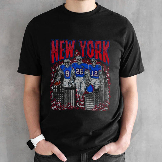 New York Giants Football Skeleton Dead Vintage 2024 Shirts
