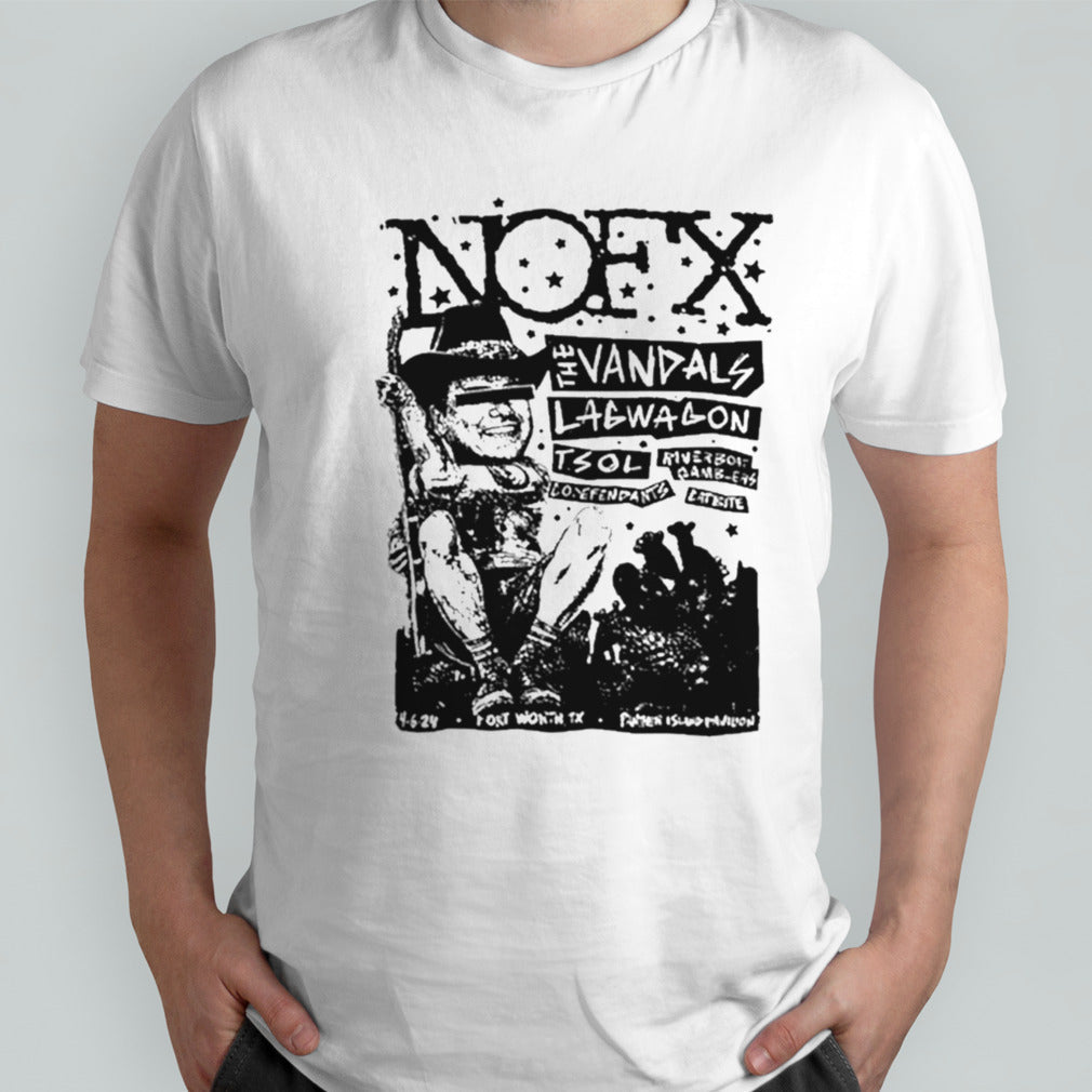 Nofx Tour In Fort Worth Tx April 6 2024 T-shirts