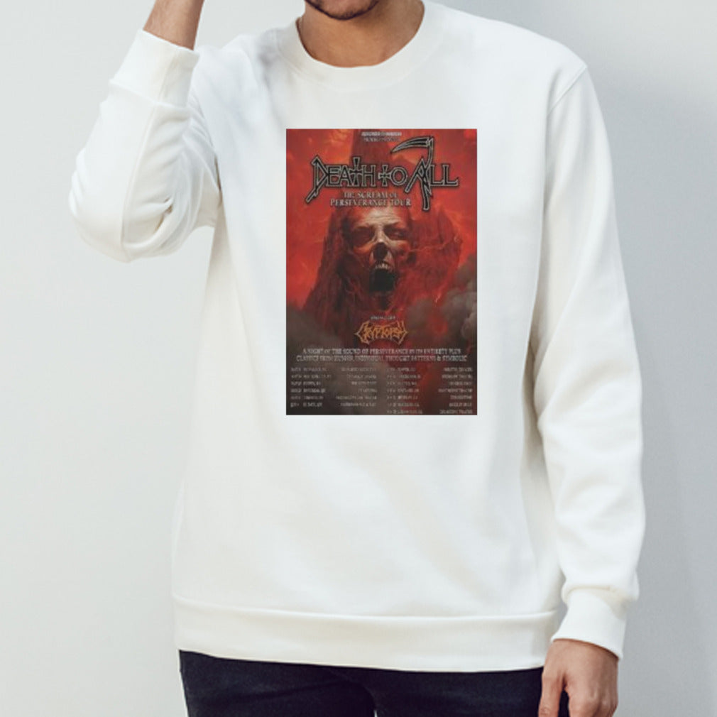 Official Death To All The Cream Of Perseverance Tour 2024 Poster Shirt