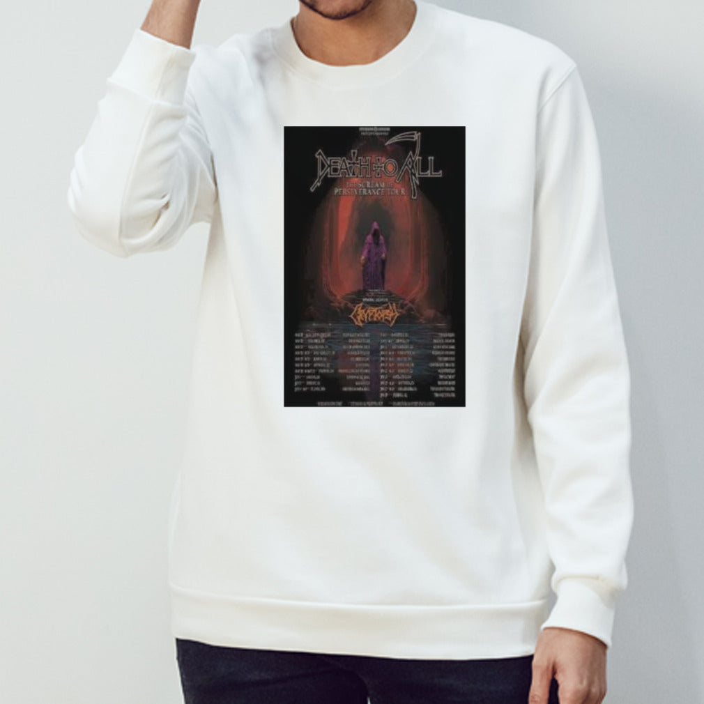 Official Death To All Tour 2024 The Cream Of Perseverance Poster shirt