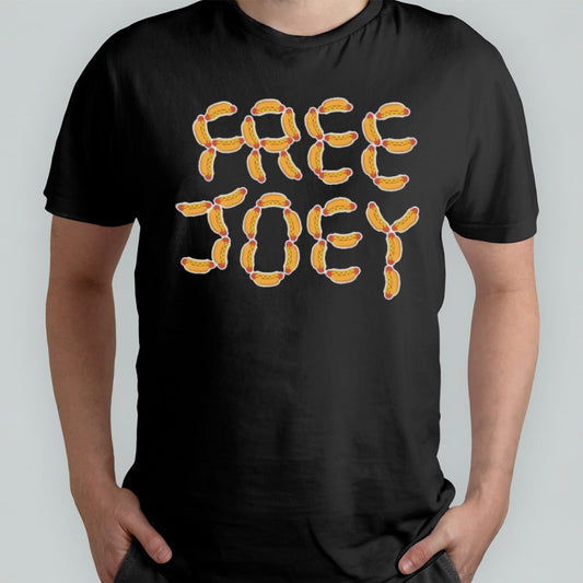 Official Free Joey Chestnut Hot Dog Shirt