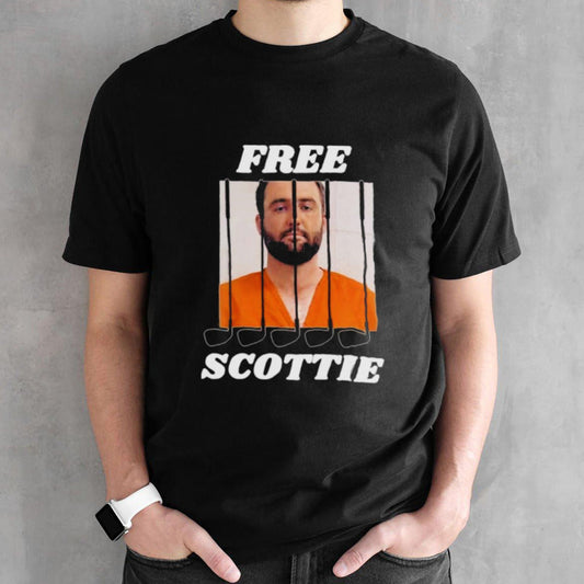 Official Free Scottie Golfer Mugshot Scottie Scheffler Shirt