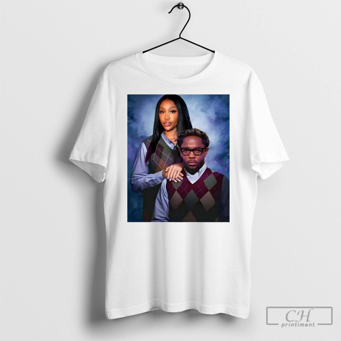 Official Kendrick Lamar And Sza Funny School Portrait Style Shirt Sweatshirt