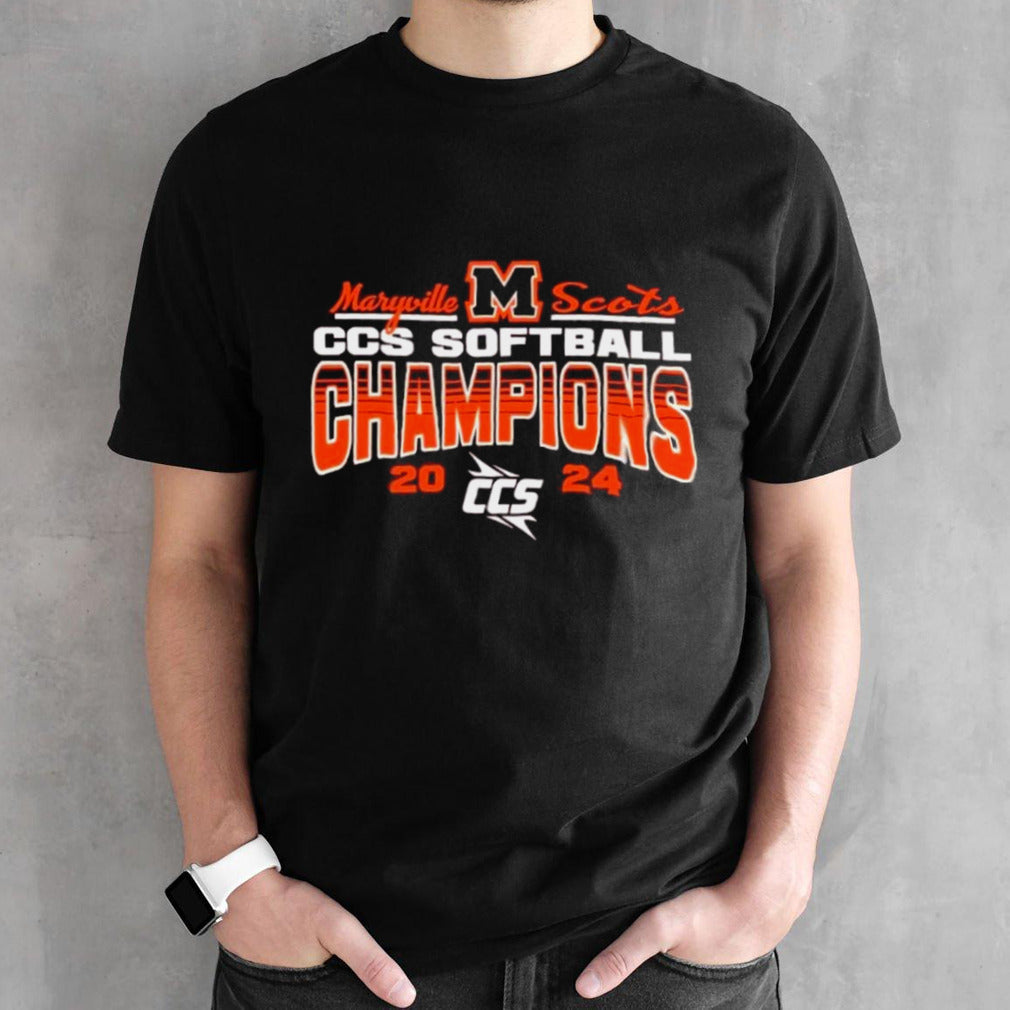 Official Maryville Scots 2024 CCS Softball Tournament Champions T-Shirt
