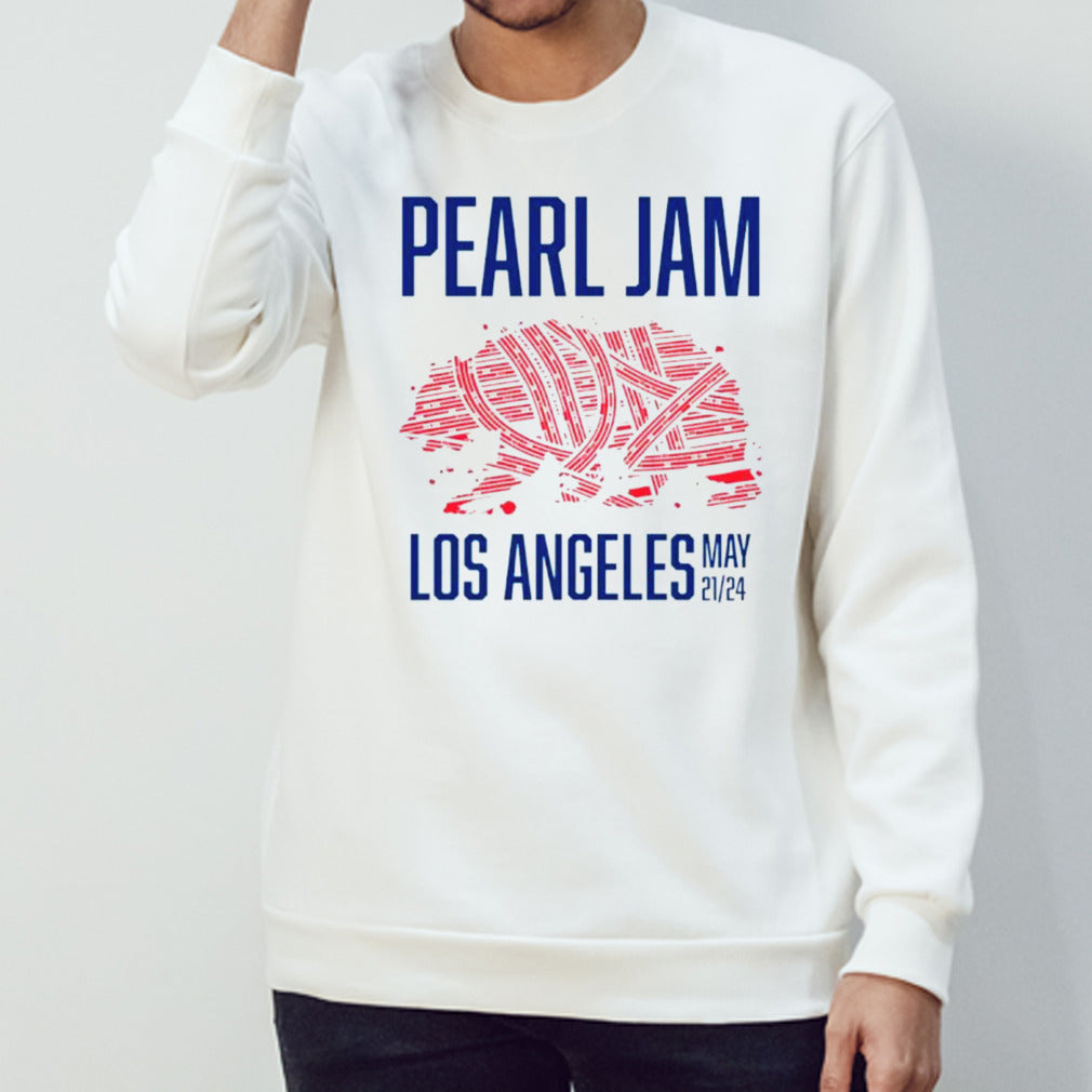 Official Pearl Jam Dark Matter World Tour Los Angeles California May 21 2024 Event Shirt