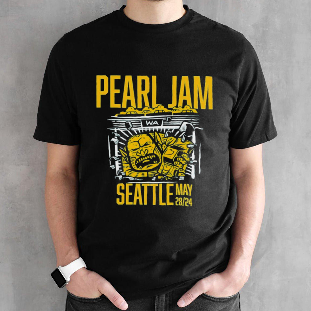 Official Pearl Jam Dark Matter World Tour Seattle, Washington May 28, 2024 Event Shirt
