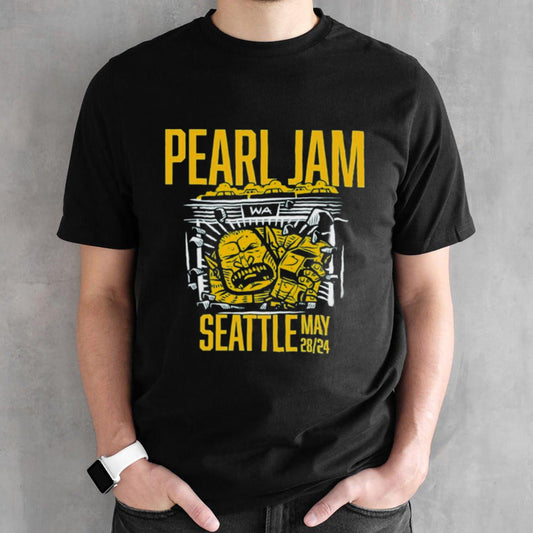 Official Pearl Jam Dark Matter World Tour Seattle, Washington May 28, 2024 Event Shirt