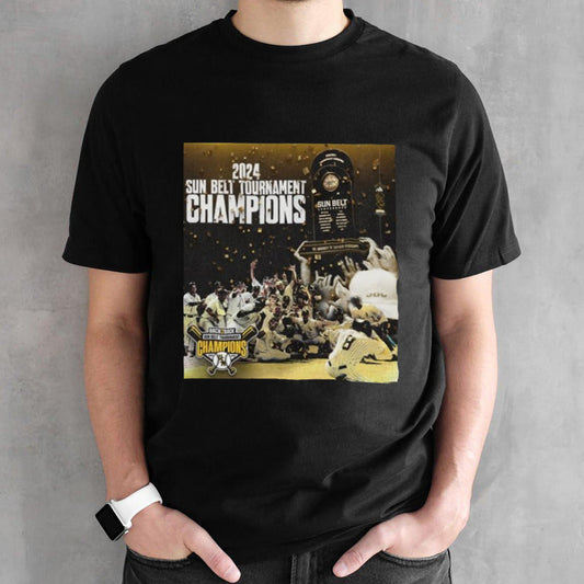 Official Southern Mississippi Baseball 2024 SBC Conference Tournament Champions Shirt