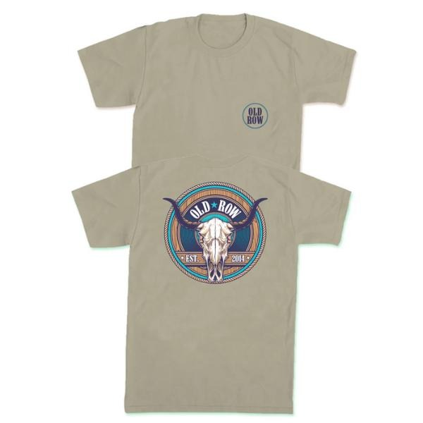Old Row Outdoors Cow Skull Pocket Tee, Vintage Graphic Tees, Vintage Crewnecks Tees