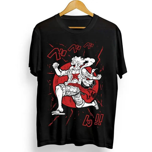 One Piece T-Shirt Roronoa Zoro Luffy Anime Pirate Girl Gift Black shirt All Size