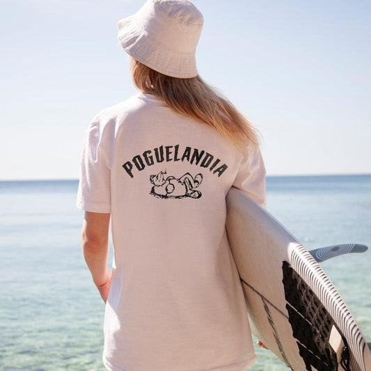 Outer Banks Poguelandia T-Shirt Back Print | Paradise On Earth | Outer Banks Movie