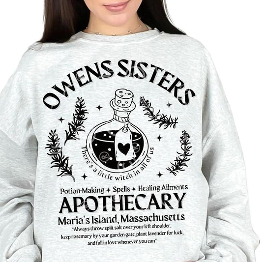 Owens Sisters Practical Magic Shirt, Apothecary Shirt, Practical Magic Movie, Witch Shirt, Basic Witch,Cute Fall Shirt,Halloween Shirt
