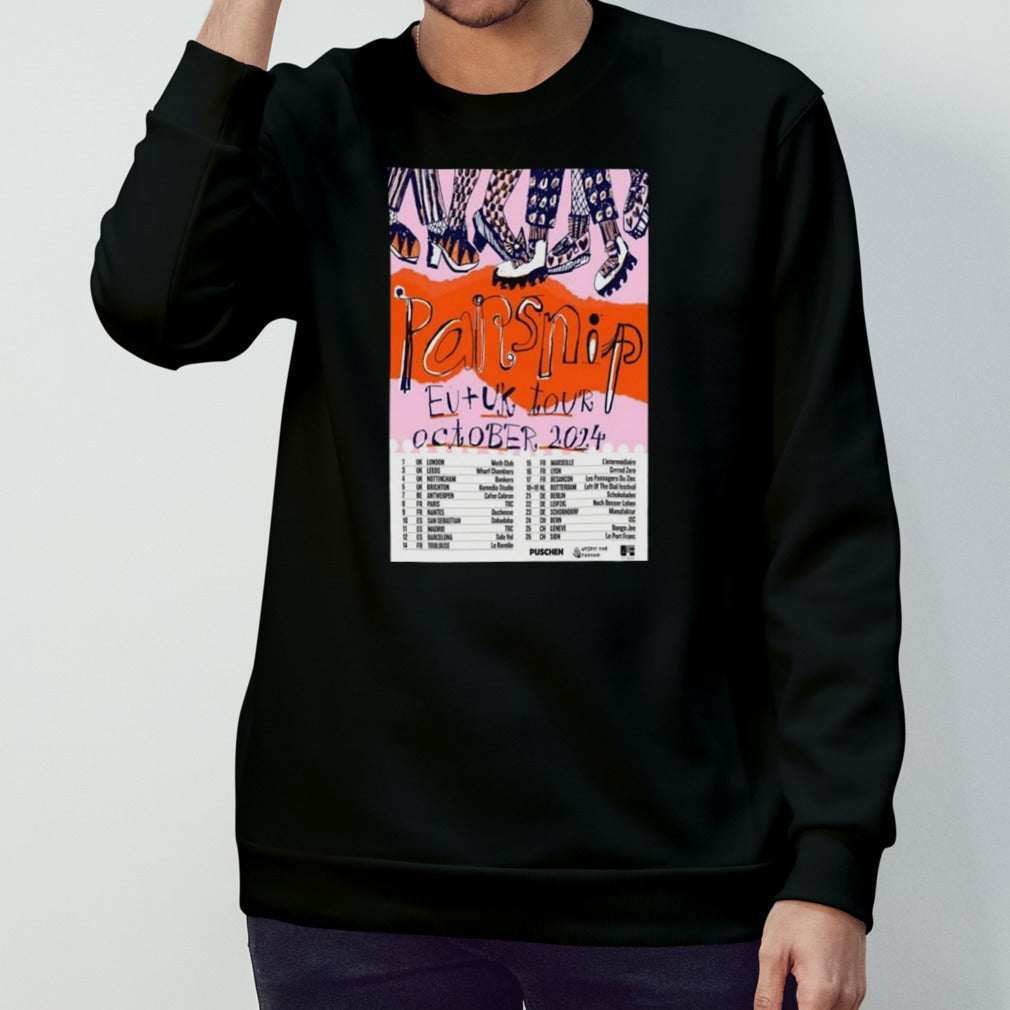 Parsnip Eu + Uk Tour October 2024 T-shirt