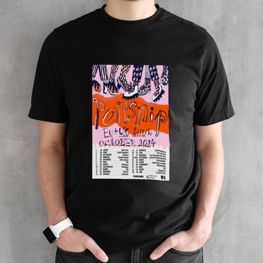 Parsnip Eu + Uk Tour October 2024 T-shirt