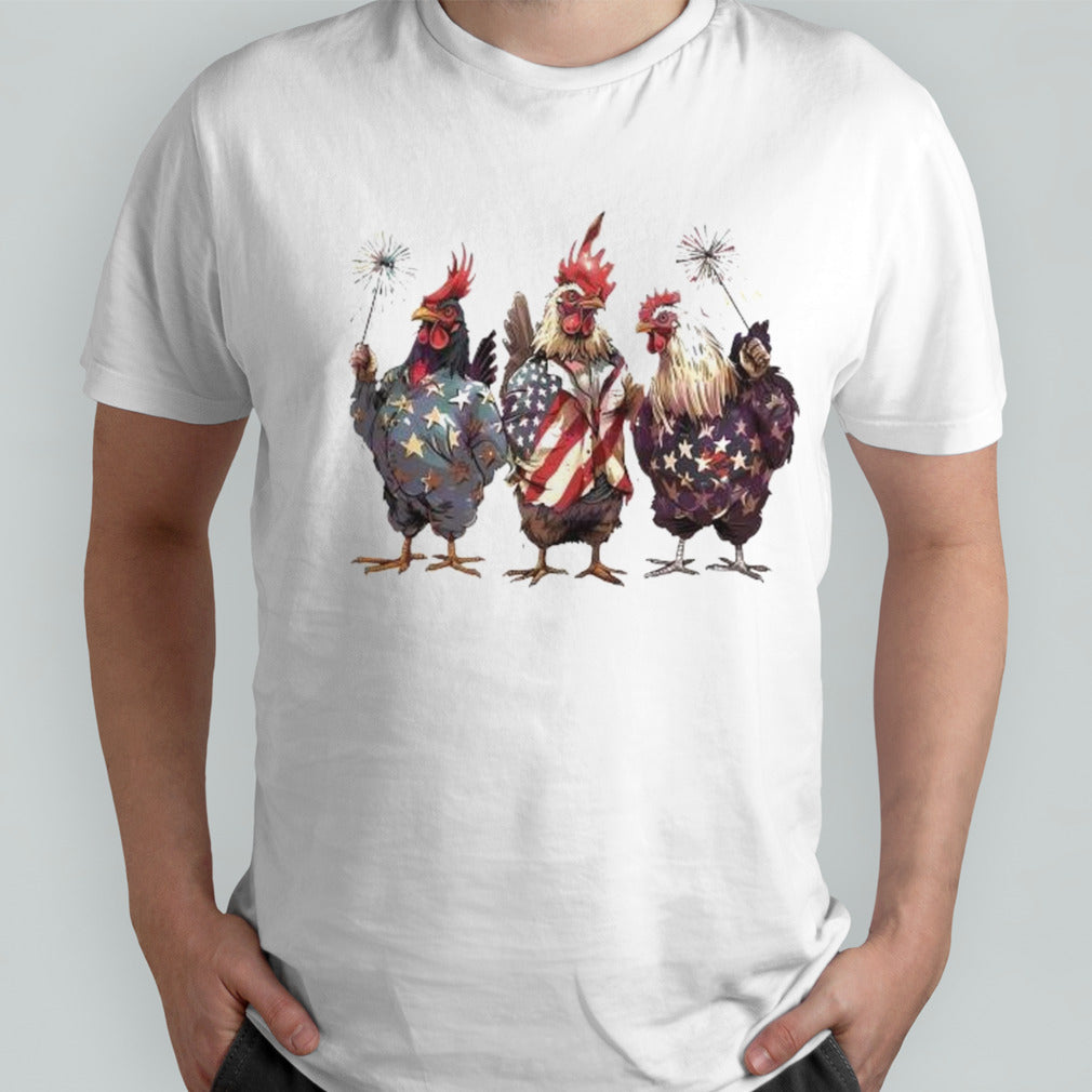 Patriotic USA Chicken 4th Of July 2024 Vintage Shirt