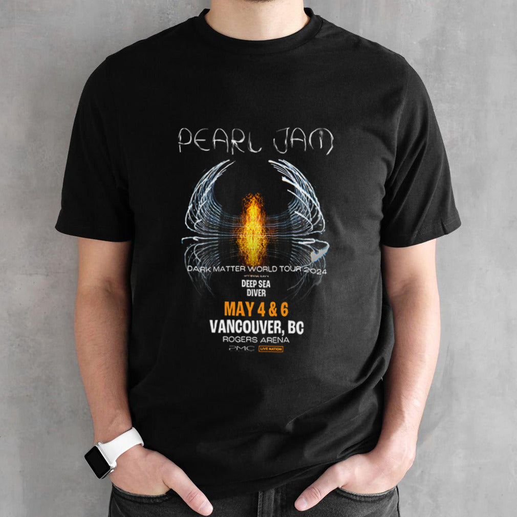 Pearl Jam Kicks Off The Dark Matter World Tour 2024 At Rogers Arena T-Shirt