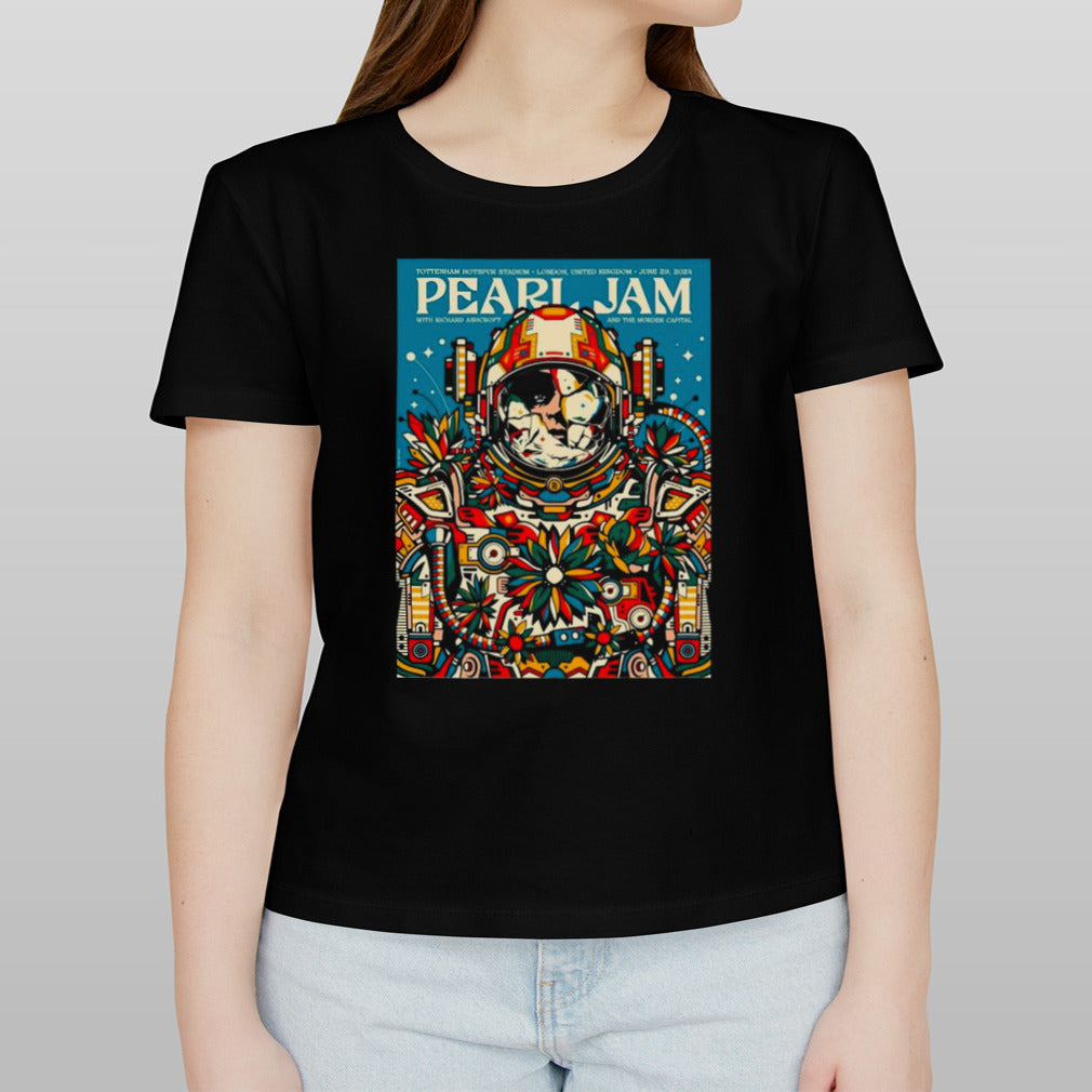 Pearl Jam With Richard Ashcroft And The Murder Capital Tottenham Hotspur Stadium London United Kingdom June 29 2024 Poster Shirt
