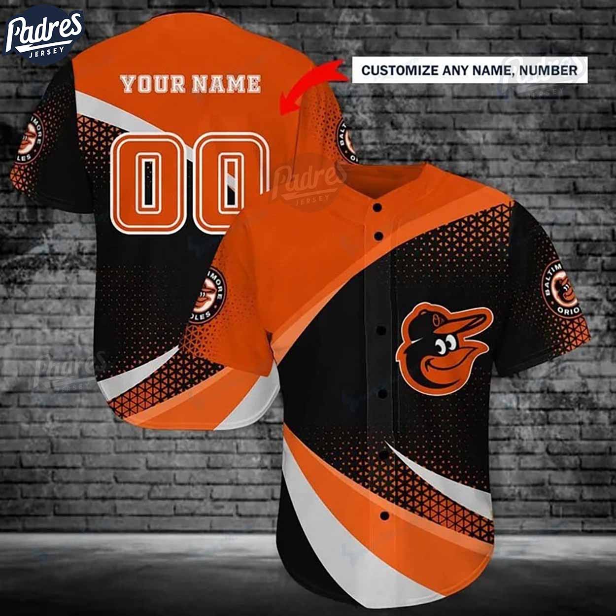 Personalized Baltimore Orioles Team Baseball Jersey - Padres Jersey Oasis: Elevate Your Baseball Style Game