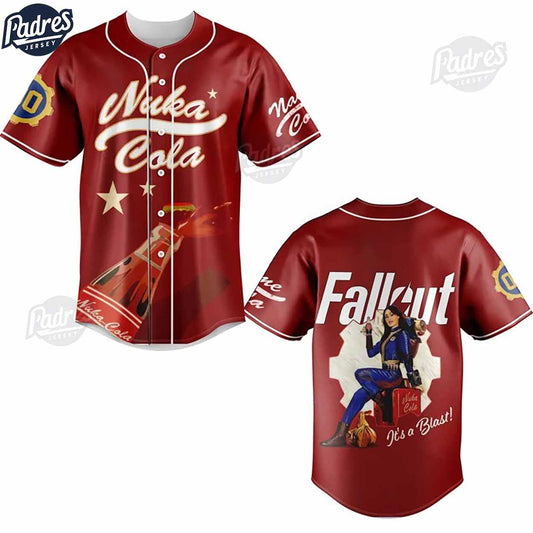 Personalized Fallout Nuka-Cola Baseball Jersey Style - Padres Jersey Oasis: Elevate Your Baseball Style Game
