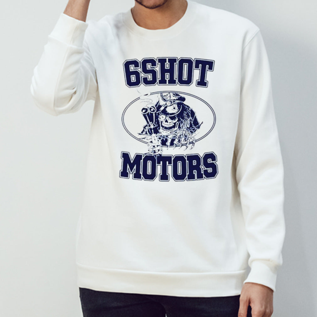 Pirates skeleton 6shot motors shirt