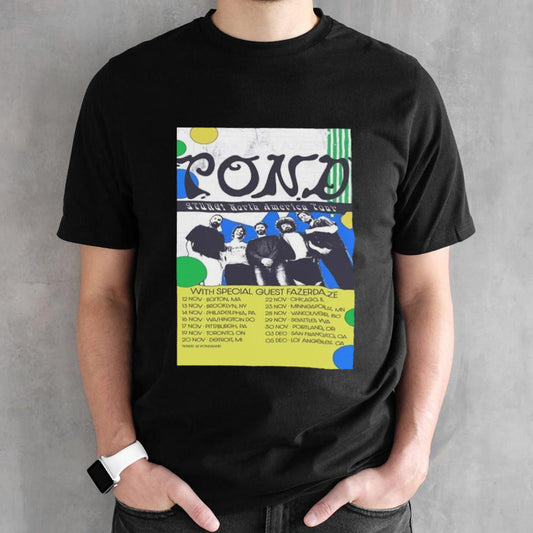 Pond Band North America Tour 2024 With Fazerdaze Poster T-shirt