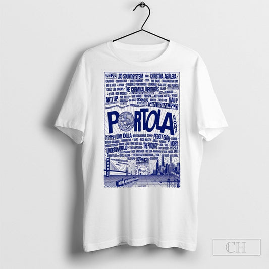 Portola Festival Unveils 2025 Full Lineup In San Francisco On September 20 21 2025 T Shirt