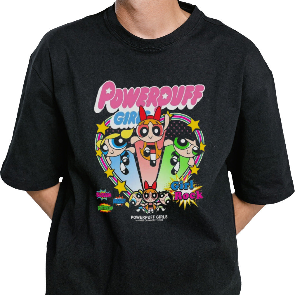 Powerpuff Girls Girl Rock Graphic T-shirt