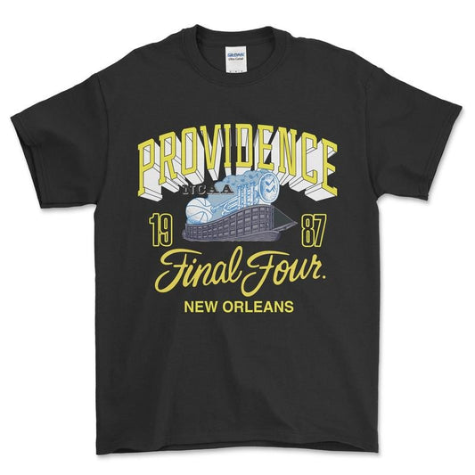 Providence Friars 1987 NCAA Final Four T-Shirt, graphic vintage sports tees for men