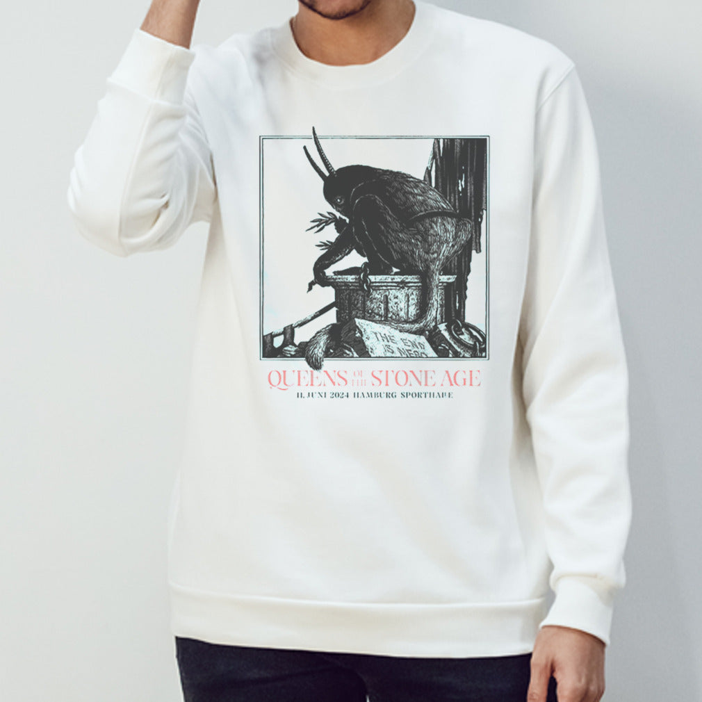 Queens Of The Stone Age 11 June 2024 Sporthalle Hamburg By Phillip Janta The End Is Nero Tour Merchandise T Shirt