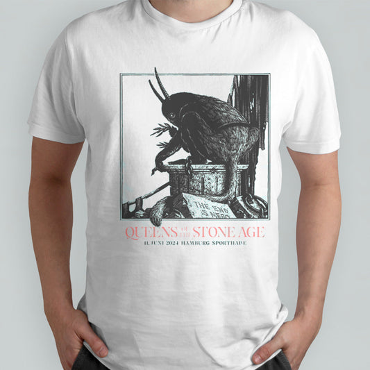 Queens Of The Stone Age 11 June 2024 Sporthalle Hamburg By Phillip Janta The End Is Nero Tour Merchandise T Shirt
