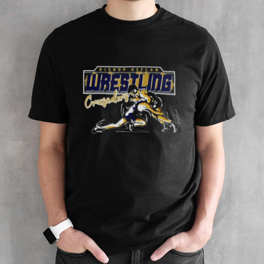 RTI Threads Merch Bishop Heelan Wrestling Crusadeng Shirts