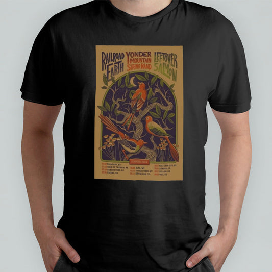 Railroad Earth Tour Summer 2024 Poster Shirt