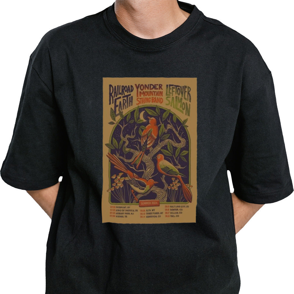 Railroad Earth Tour Summer 2024 Poster Shirt